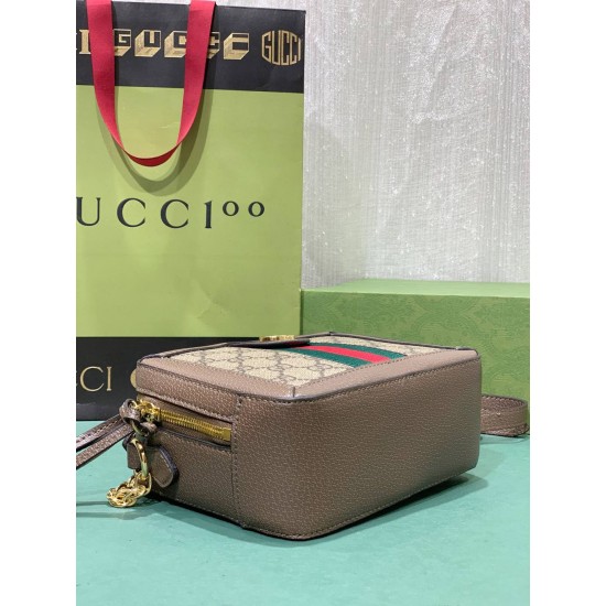 Gucci GG letter pattern mini shoulder bag Ohidia Collection Retro chain Crossbody Bag